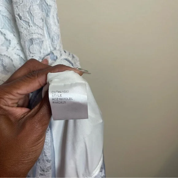 Tadashi Shoji Lace Overlay Strapless Dress - Picture 10 of 14